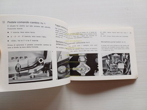 Moto Guzzi 254 1977 manuale uso manutenzione libretto istruzioni originale