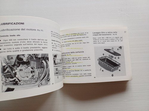 Moto Guzzi 254 1977 manuale uso manutenzione libretto istruzioni originale