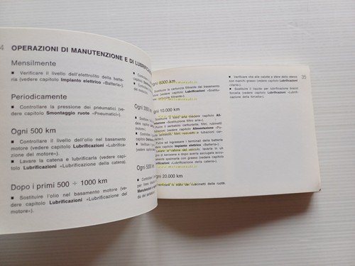 Moto Guzzi 254 1977 manuale uso manutenzione libretto istruzioni originale