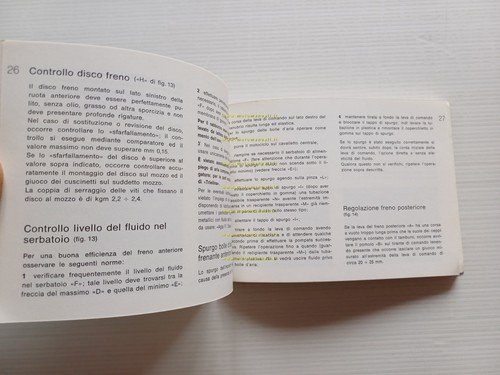 Moto Guzzi 254 1977 manuale uso manutenzione libretto istruzioni originale