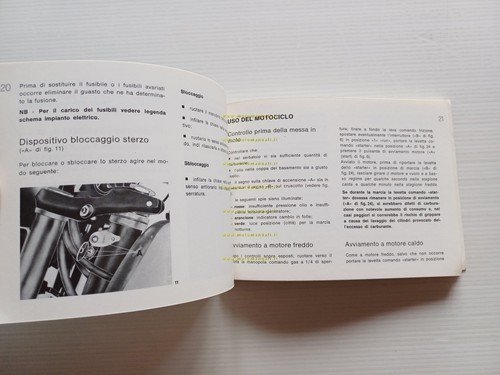 Moto Guzzi 254 1977 manuale uso manutenzione libretto istruzioni originale