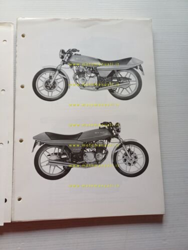 Moto Guzzi 254 1978 manuale officina ITALIANO originale