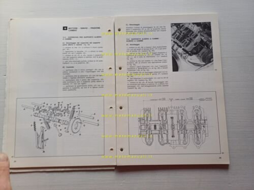 Moto Guzzi 254 1978 manuale officina ITALIANO originale