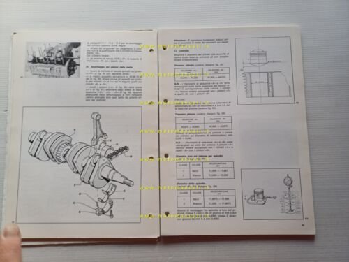 Moto Guzzi 254 1978 manuale officina ITALIANO originale