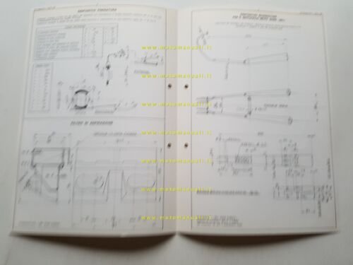 Moto Guzzi 254 4C 1976 scheda omologazione DGM Facsimile originale