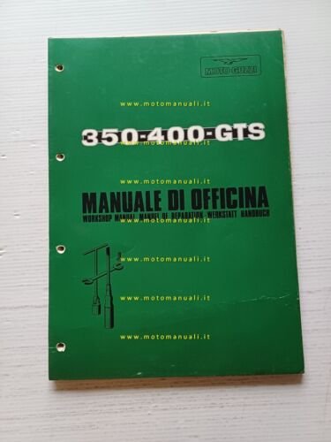 Moto Guzzi 350 - 400 GTS 1976 manuale officina italiano …