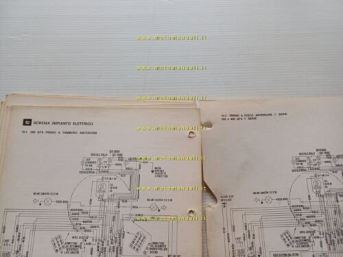 Moto Guzzi 350 - 400 GTS 1976 manuale officina italiano …