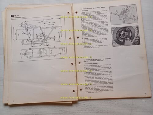 Moto Guzzi 350 - 400 GTS 1976 manuale officina italiano …