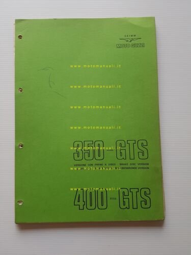 Moto Guzzi 350 GTS - 400 GTS 1975 catalogo ricambi …