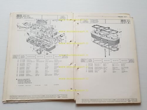 Moto Guzzi 350 GTS - 400 GTS 1975 catalogo ricambi …