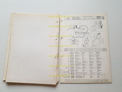 Moto Guzzi 350 GTS - 400 GTS 1975 catalogo ricambi …