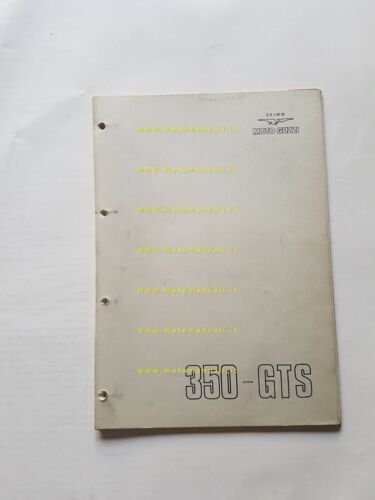 Moto Guzzi 350 GTS catalogo ricambi originale spare parts list