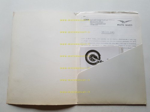 Moto Guzzi 400 GTS - 250 TS Elettronica 1975 cartella …