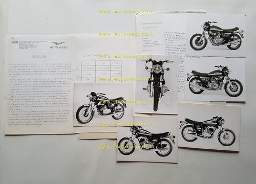 Moto Guzzi 400 GTS - 250 TS Elettronica 1975 cartella …