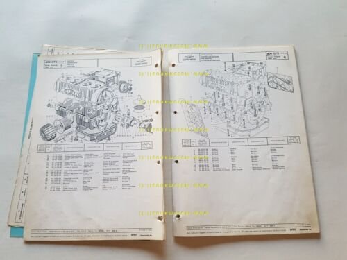 Moto Guzzi 400 GTS 1977 catalogo ricambi ORIGINALE spare parts …