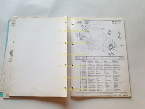 Moto Guzzi 400 GTS 1977 catalogo ricambi ORIGINALE spare parts …