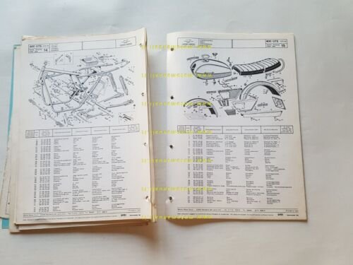Moto Guzzi 400 GTS 1977 catalogo ricambi ORIGINALE spare parts …