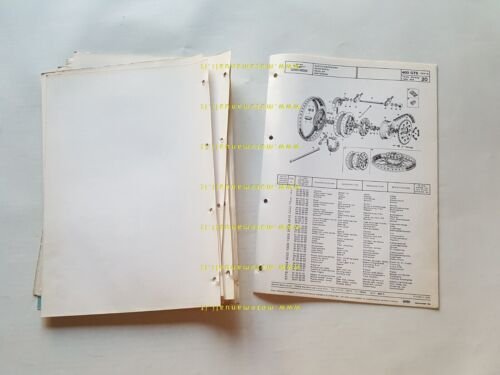 Moto Guzzi 400 GTS 1977 catalogo ricambi ORIGINALE spare parts …