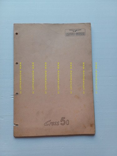 Moto Guzzi 50 Cross 1974-75 catalogo ricambi ORIGINALE spare parts …