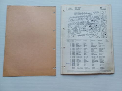 Moto Guzzi 50 Cross 1974-75 catalogo ricambi ORIGINALE spare parts …
