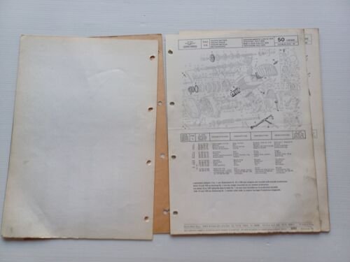 Moto Guzzi 50 Cross 1974-75 catalogo ricambi ORIGINALE spare parts …