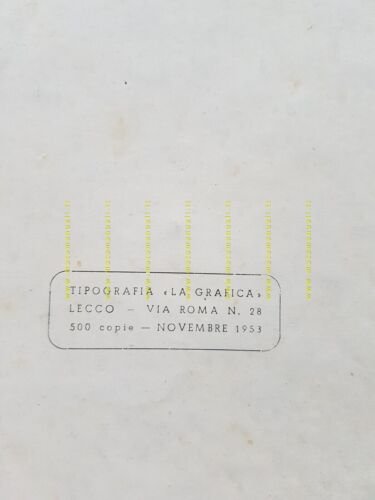 Moto Guzzi 500 Falcone Sport-Turismo 1953 catalogo ricambi ORIGINALE parts …