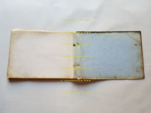 Moto Guzzi 500 Falcone Sport-Turismo 1953 catalogo ricambi ORIGINALE parts …