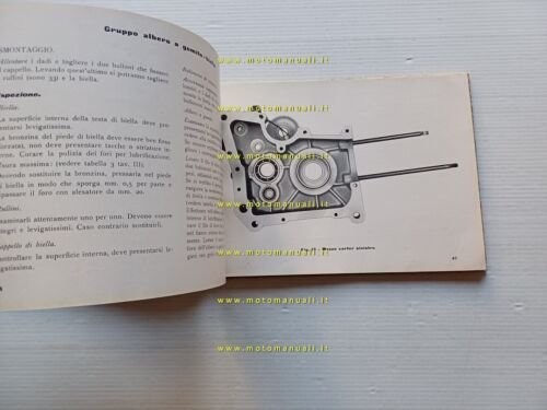 Moto Guzzi 500 G.T.V. 1949 manuale officina originale