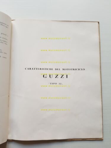 Moto Guzzi 500 GT 17 - Mototriciclo Tipo 32 1937 …