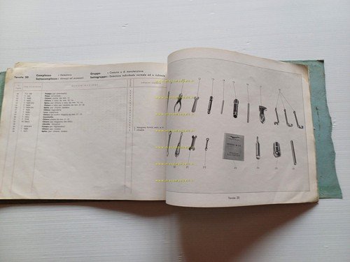 Moto Guzzi 500 GTV 1948 catalogo ricambi originale