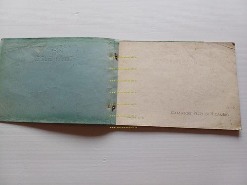 Moto Guzzi 500 GTV 1948 catalogo ricambi originale