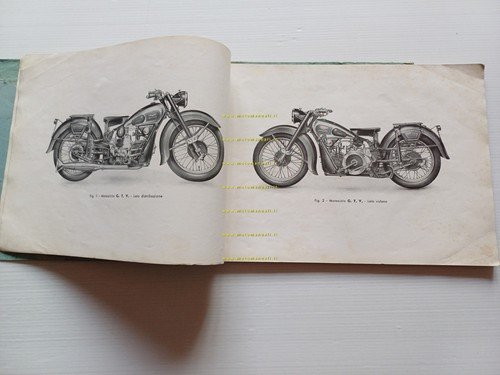 Moto Guzzi 500 GTV 1948 catalogo ricambi originale