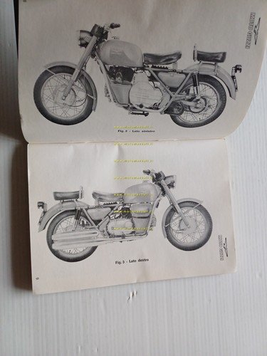 Moto Guzzi 500 Nuovo Falcone Militare manuale uso manutenzione originale