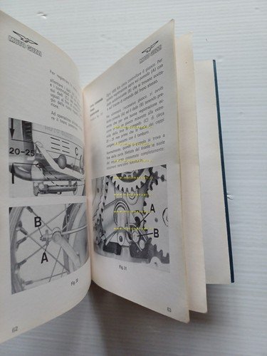 Moto Guzzi 500 Nuovo Falcone Militare manuale uso manutenzione originale