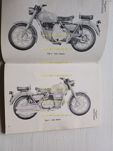 Moto Guzzi 500 Nuovo Falcone Militare manuale uso manutenzione originale