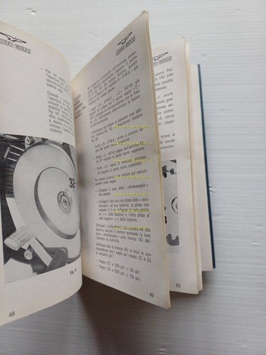 Moto Guzzi 500 Nuovo Falcone Militare manuale uso manutenzione originale