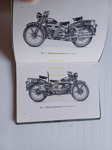 Moto Guzzi 500 Superalce 1949 manuale uso manutenzione libretto originale
