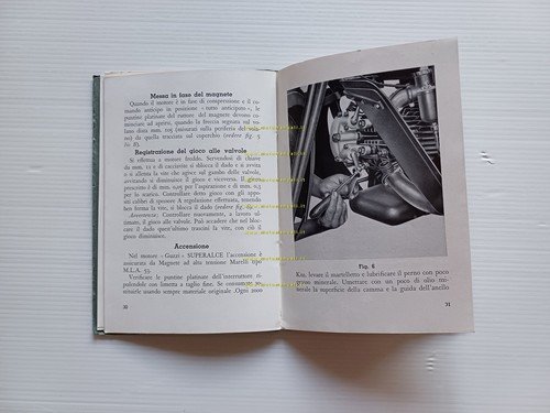 Moto Guzzi 500 Superalce 1949 manuale uso manutenzione libretto originale