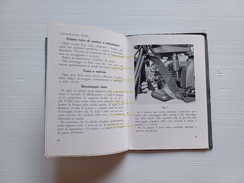 Moto Guzzi 500 Superalce 1949 manuale uso manutenzione libretto originale