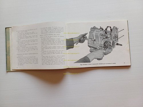 Moto Guzzi 500 Superalce 1950 manuale officina originale