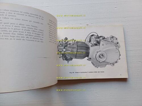 Moto Guzzi 500 Superalce 1950 manuale officina originale