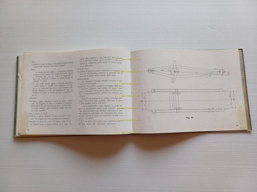Moto Guzzi 500 Superalce 1950 manuale officina originale