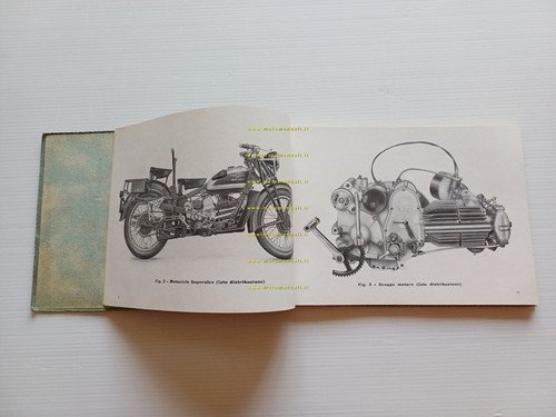 Moto Guzzi 500 Superalce 1950 manuale officina originale