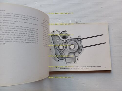 Moto Guzzi 500 Superalce 1950 manuale officina originale