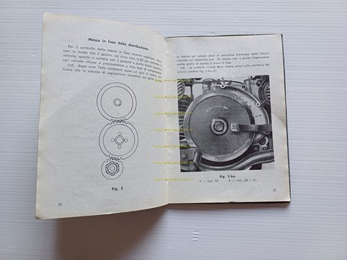 Moto Guzzi 500 Superalce 1956 manuale uso manutenzione libretto originale