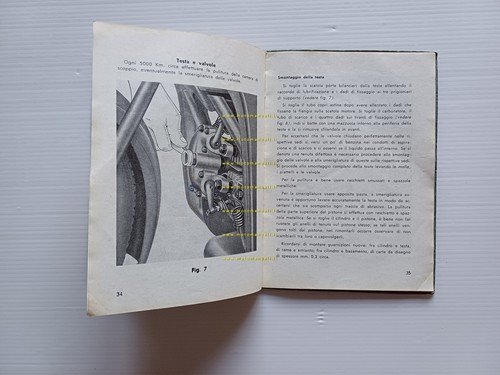 Moto Guzzi 500 Superalce 1956 manuale uso manutenzione libretto originale