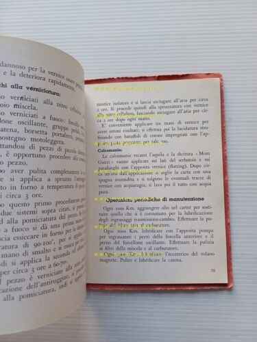 Moto Guzzi 65 Guzzino 1949 manuale uso manutenzione libretto originale