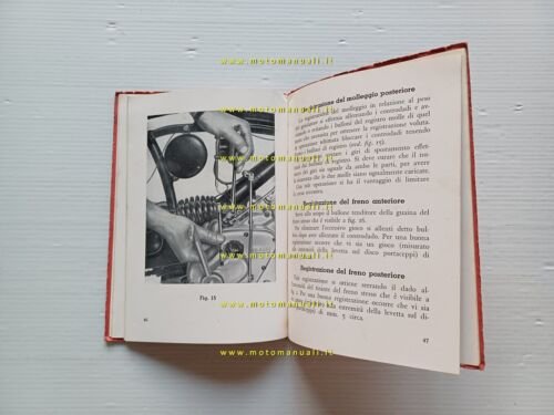 Moto Guzzi 65 Guzzino 1950 manuale uso manutenzione libretto italiano …