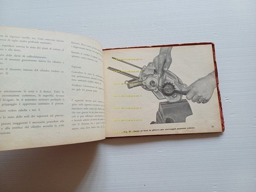 Moto Guzzi 65 Guzzino 1953 manuale officina ITALIANO originale