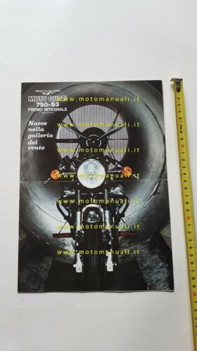 Moto Guzzi 750 S3 1975 depliant moto originale motorcycle brochure